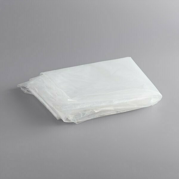 Lavex 57'' x 50'' x 44'' 4 Mil Clear Gusseted Polyethylene Pallet Cover on a Roll, 25PK 422SB5044574